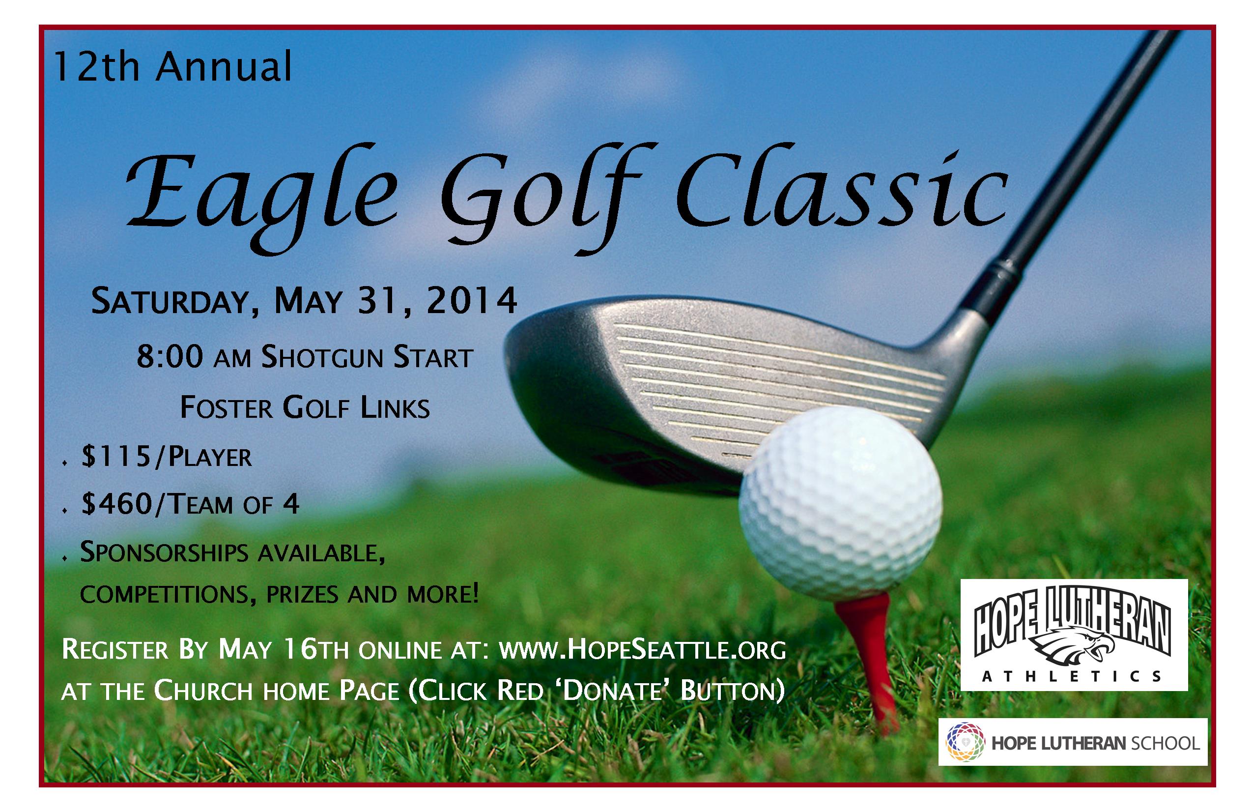 Register for The Eagle Golf Classic!